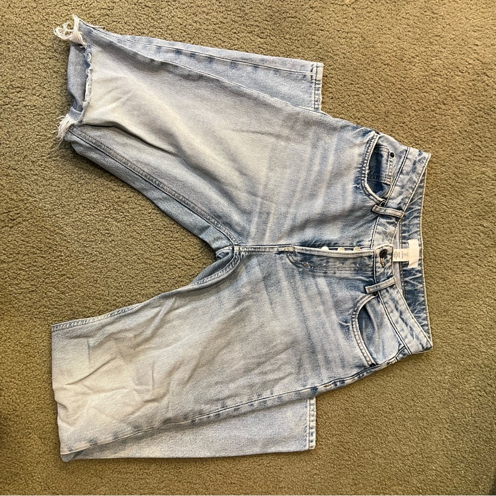 H&M Washed Blue Denim Jeans
